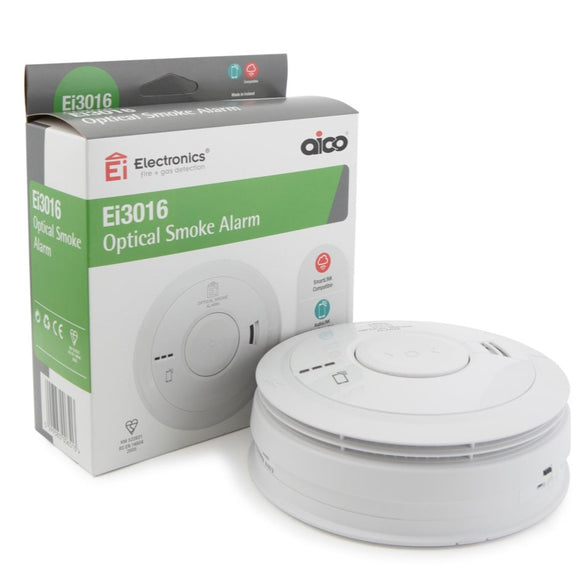 Aico EI3016 Interlinked Optical Smoke Alarm