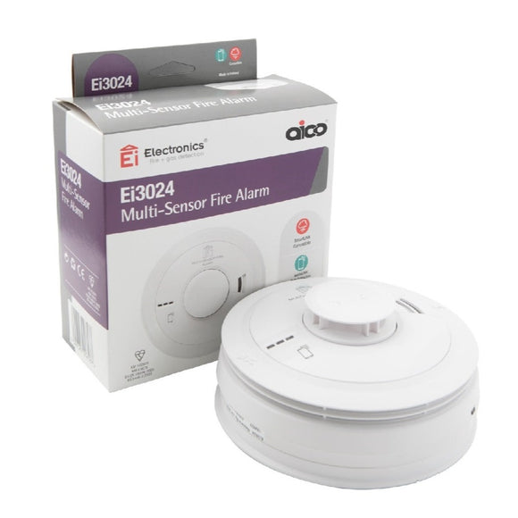 Aico EI3024 Interlinked Multi-Sensor Fire Alarm