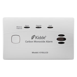 Kidde K10LLCO Carbon Monoxide Alarm with Long Life 10 Year Battery